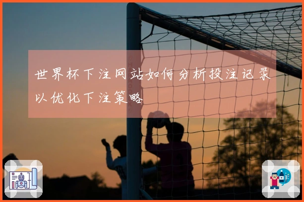 世界杯下注网站如何分析投注记录以优化下注策略